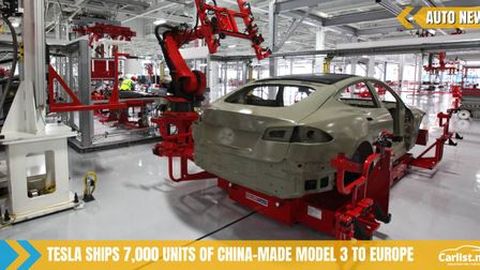 Tesla Ships 7,000 Units of China-Made Model 3 to Europe