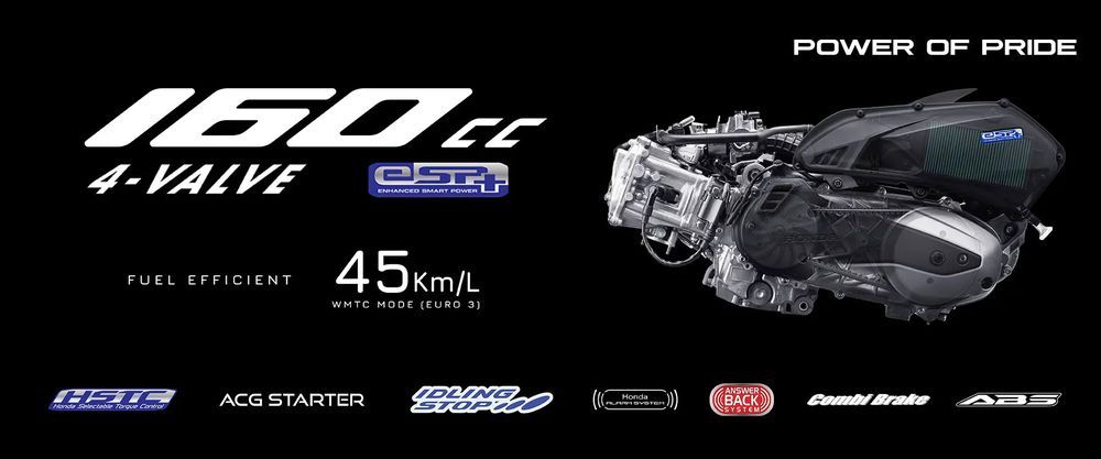 Honda ADV160 2025 เครื่องยนต์