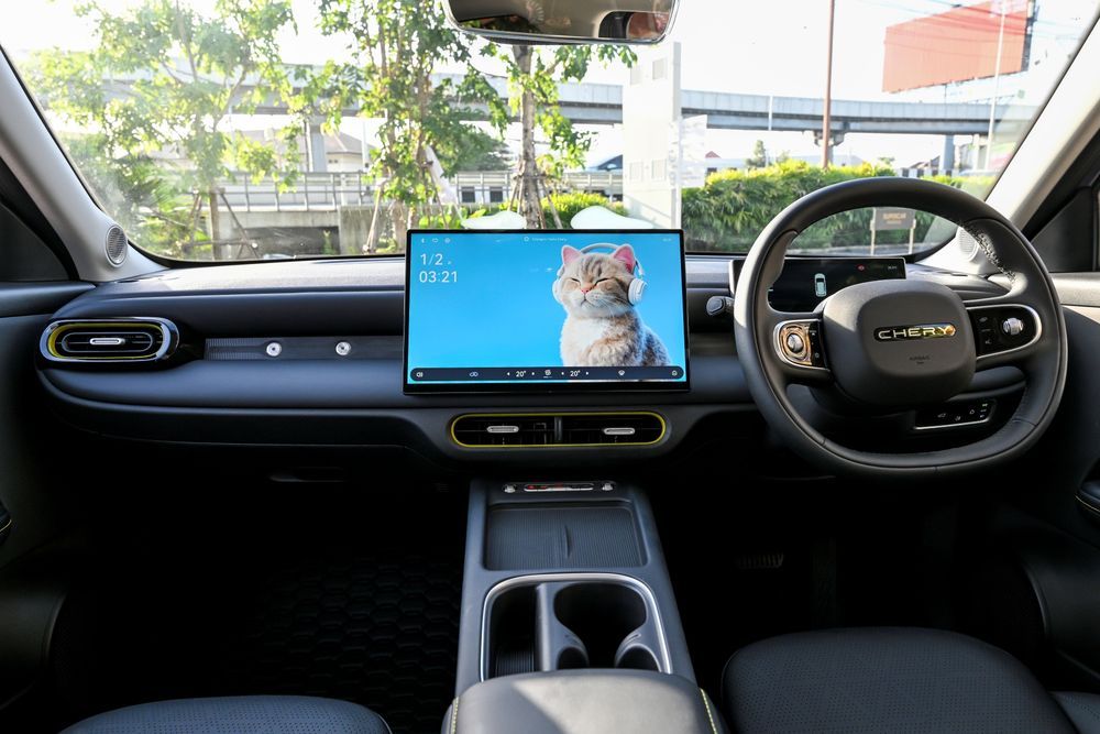 Chery Q ภายในห้องโดยสาร