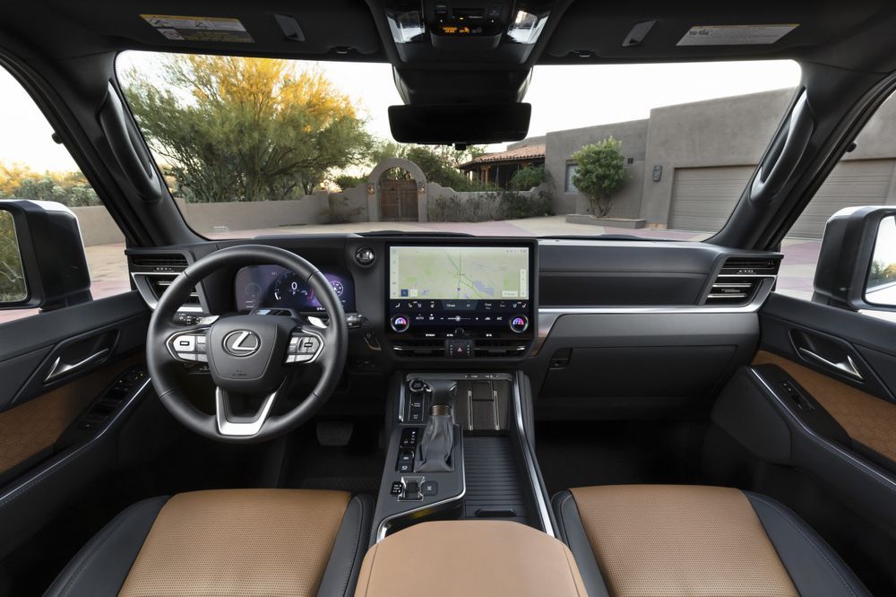 Lexus GX 550h hybrid ห้องโดยสาร