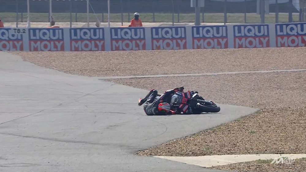 Marco Bezzecchi Crash ThaiGP 2026 Sprint Race