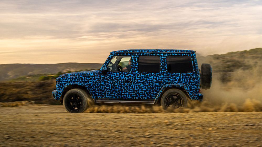 Baby G-Wagen ภาพทดสอบขับ