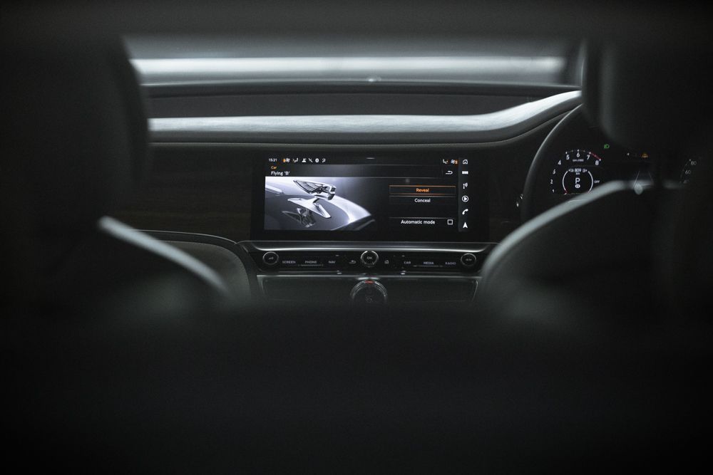Bentley Flying Spur หน้าจอมัลติมีเดีย