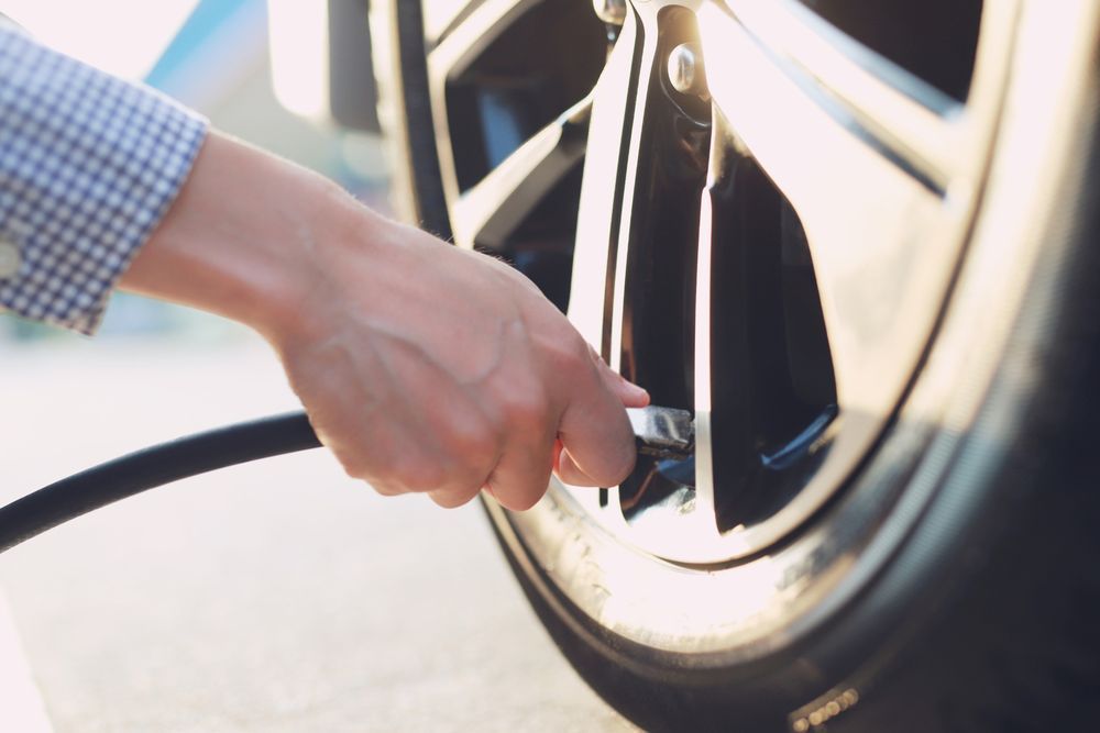 เติมลมยางให้เหมาะสม