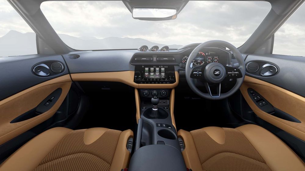 Nissan Z Refreshed 2027 ภายในสีใหม่สีแทน (Tan)