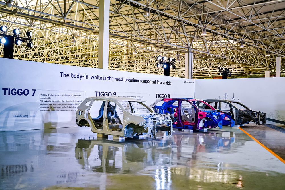 Chery TIGGO 9 โครงสร้างตัวถัง