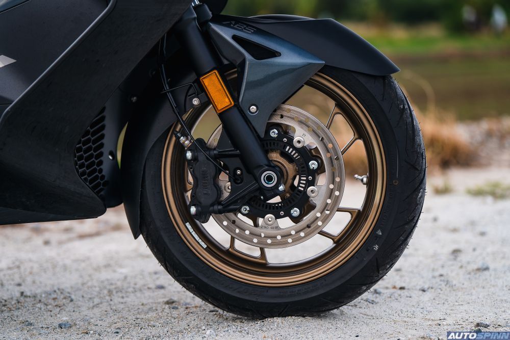 Zontes 350E Front Suspension