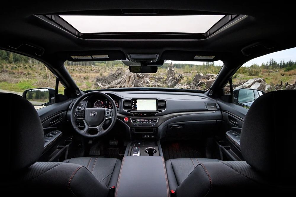 Honda Ridgeline ภายในห้องโดยสาร