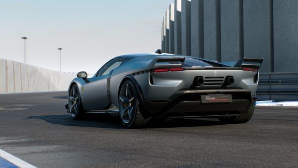 Ferrari 849 Testarossa (Berlinetta) ด้านหลัง