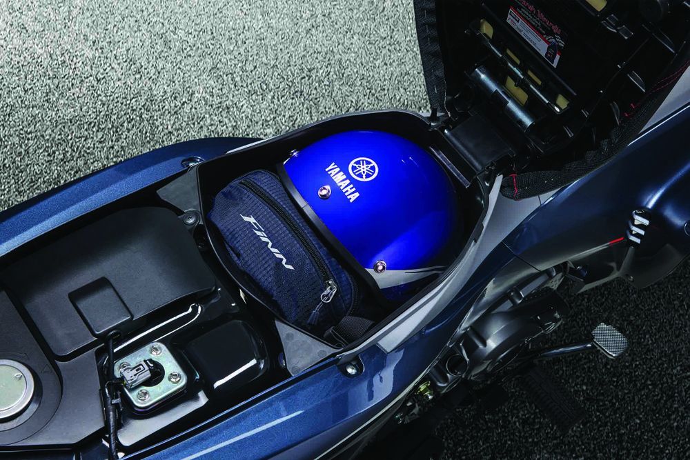 Yamaha Finn 2026 ที่เก็บของใต้เบาะ