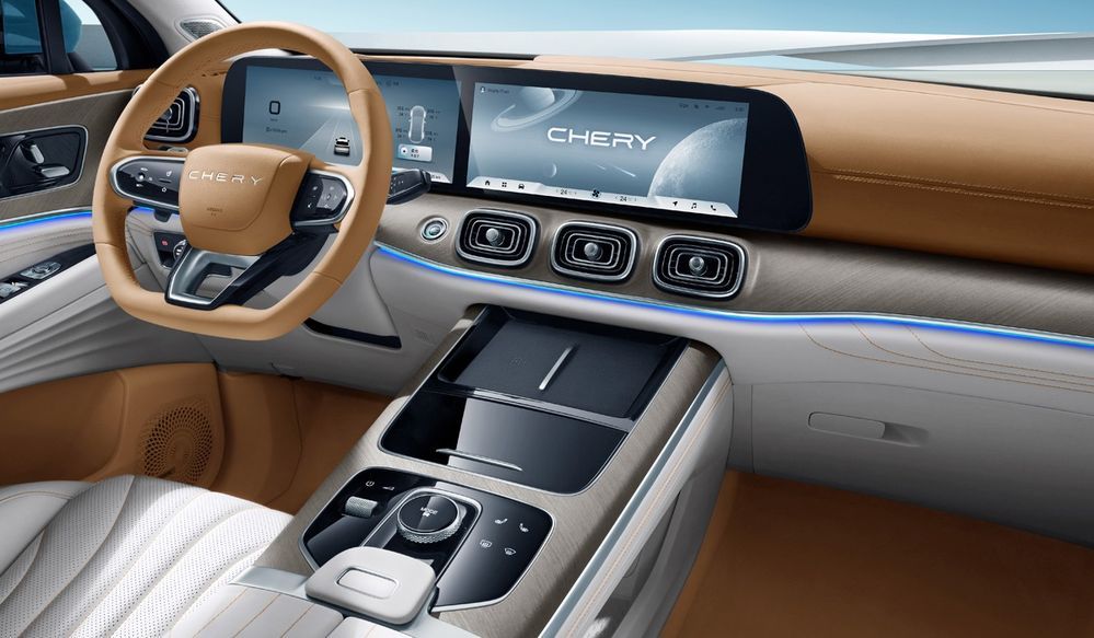 Chery Tiggo 9 พวงมาลัย