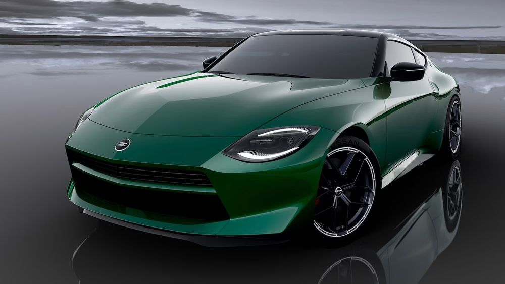 Nissan Z Refreshed 2027 สีเขียว Unryu Green ใหม่