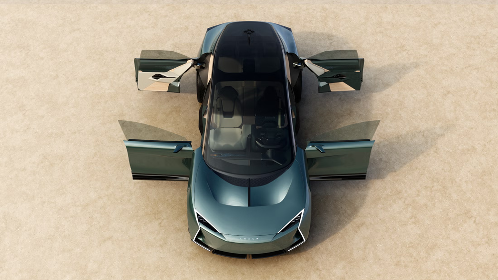 Lexus LS Coupe SUV เปิดประตู