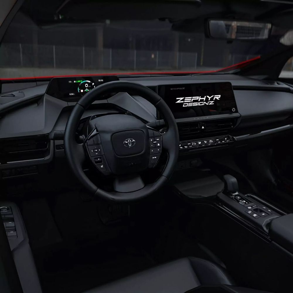 Toyota Prius Roadster ภายในห้องโดยสาร