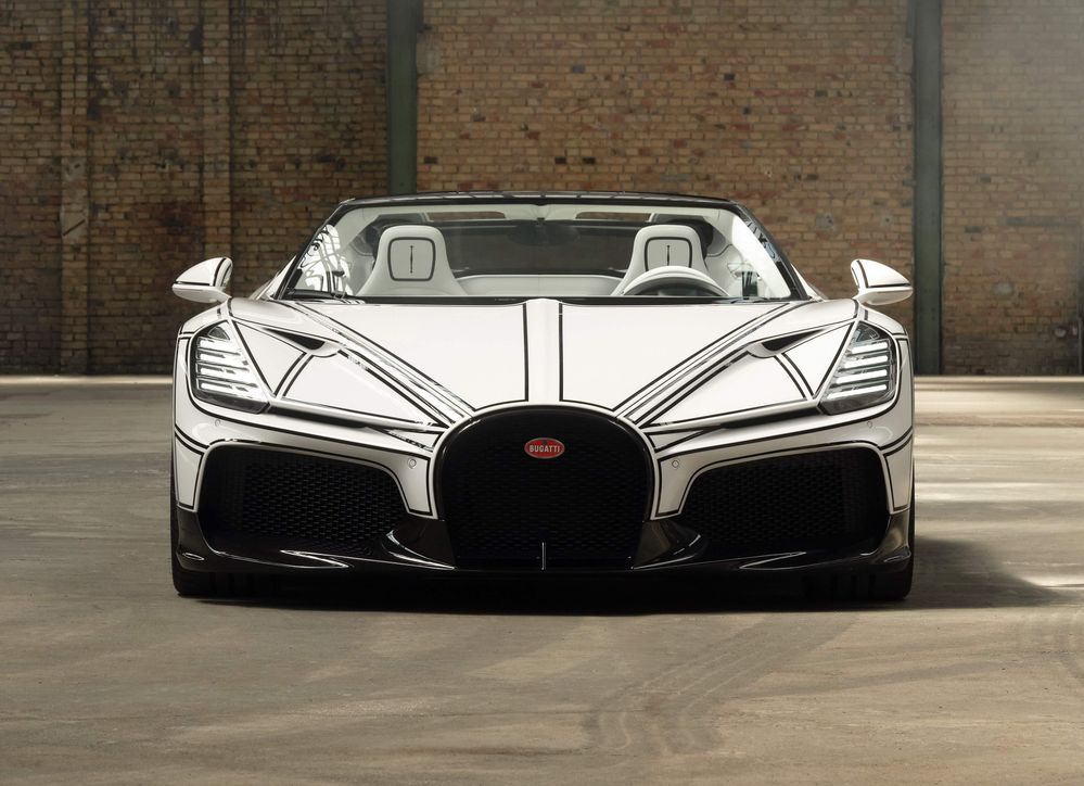 Bugatti Mistral Blanc Éternel ดีไซน์ด้านหน้า