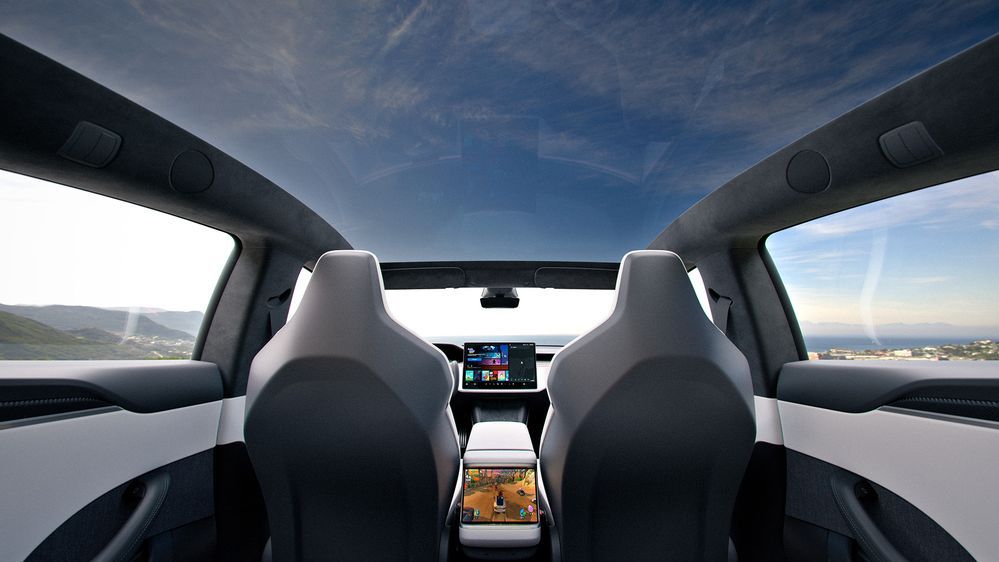 Tesla Model S 2025 Glass roof