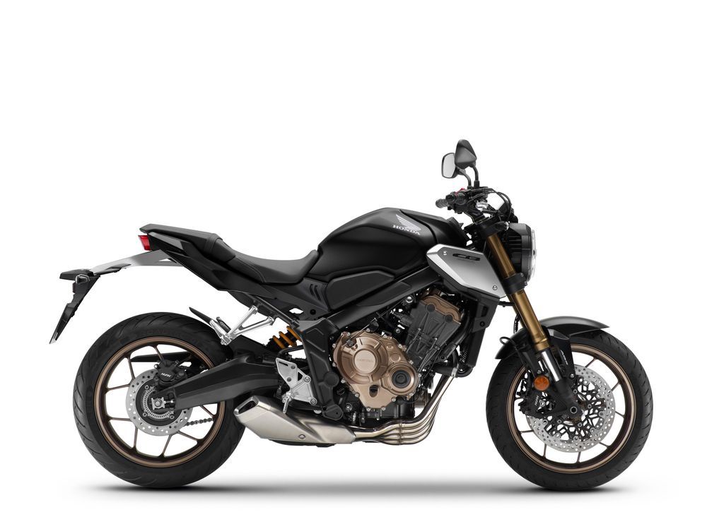 Honda CB650R 2022 สีดำ Mat Gunpowder Black Metallic