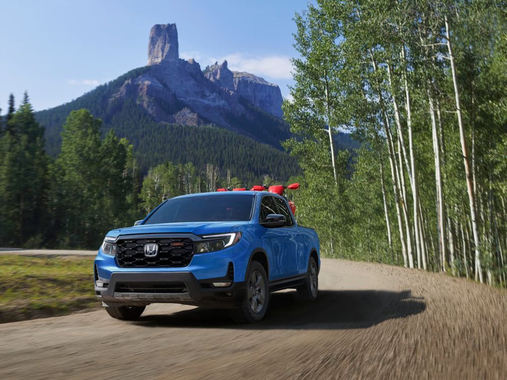 Honda Ridgeline บรรทุกของ