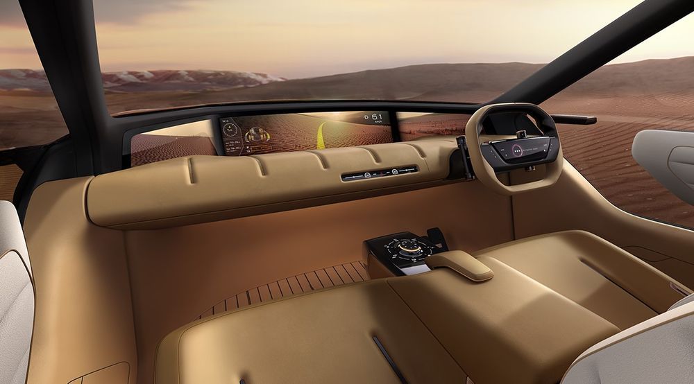 Mitsubishi Elevance Concept ภายในห้องโดยสาร