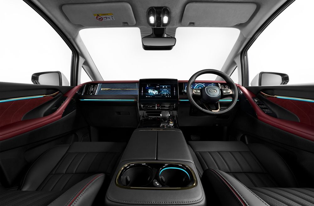 GAC M8 PHEV ภายในห้องโดยสาร เบาะดำ