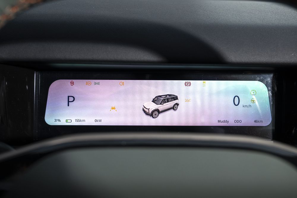 JAECOO 6 EV Dashboard