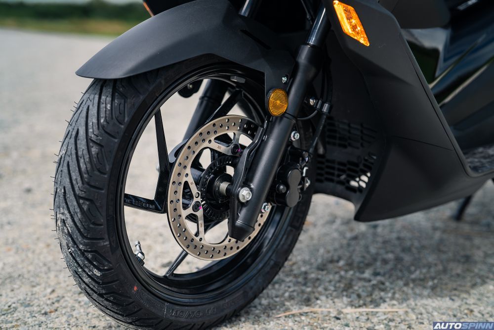 Zontes 150X โช๊คหน้า ล้อหน้า ยางหน้า เบรกหน้า