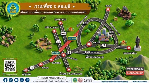 เส้นทางเลี่ยงการจราจรจังหวัดสระบุรี