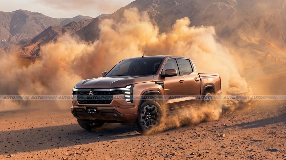 Mitsubishi Triton ไมเนอร์เชนจ์ ด้านหน้า