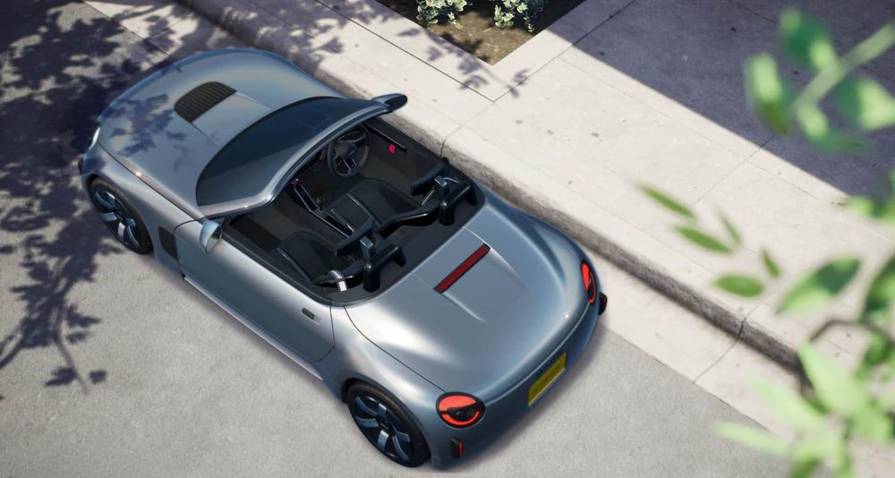 Daihatsu K-Open Concept ด้านบน