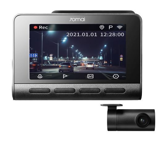 กล้องติดรถยนต์ Dash Cam 4K A810 กลางคืน