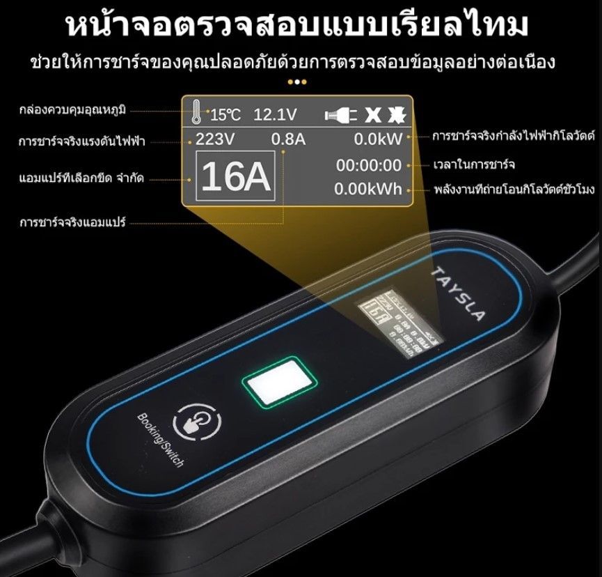 เครื่องชาร์จรถยนต์ไฟฟ้า (EV Charger) ยี่ห้อไหนน่าใช้ 2568 แบบพกพา