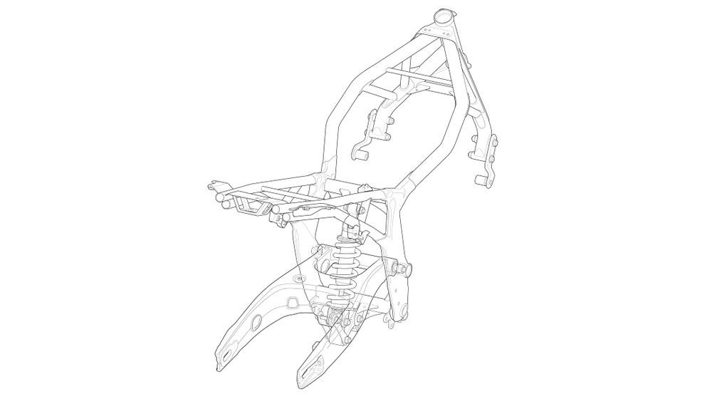 Honda CB400 Super Four E-Clutch 2026 Frame