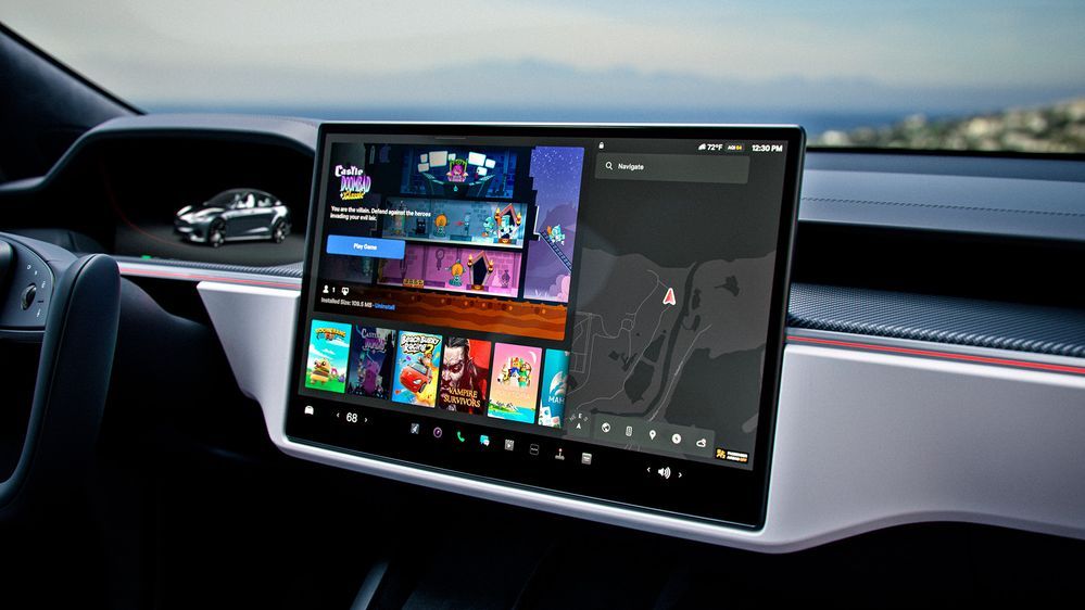 Tesla Model S 2025 Center Screen