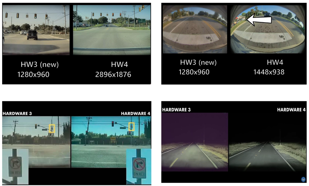 Tesla HW3 vs HW4