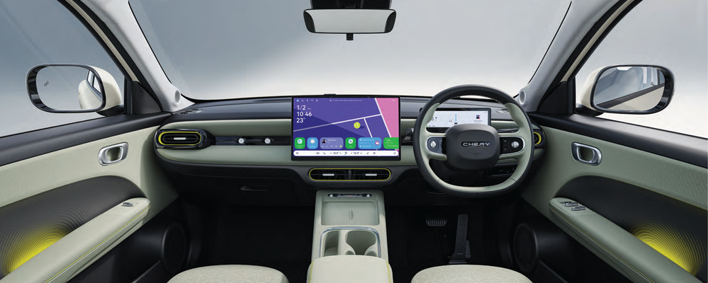Chery Q Qlick ภายในห้องโดยสาร