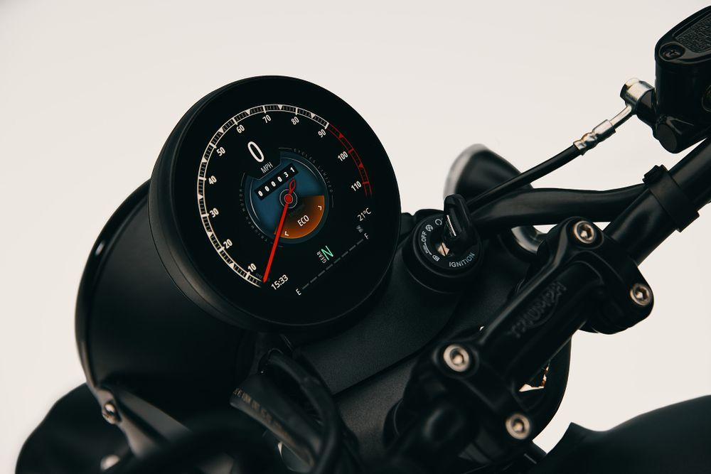 Triumph Bonneville T40 Dashboard
