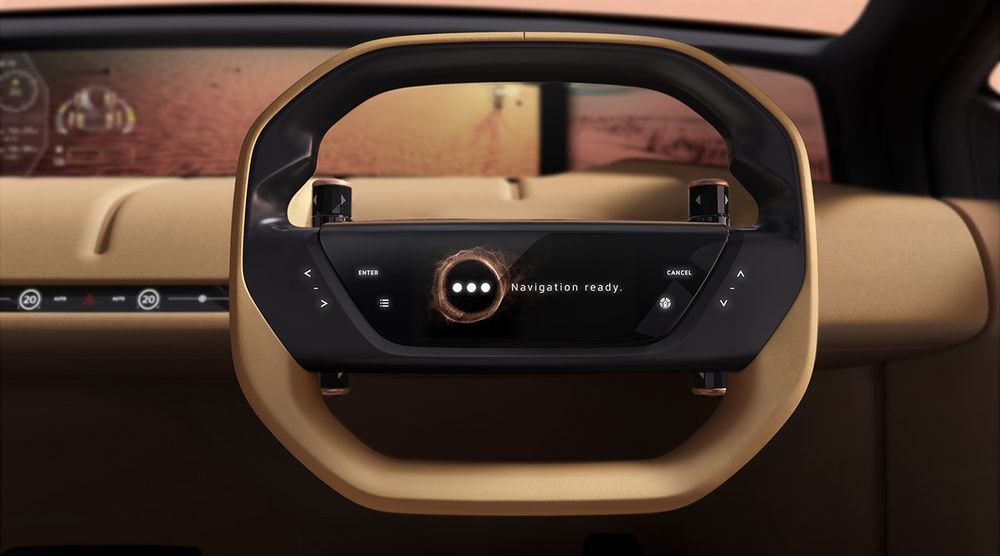 Mitsubishi Elevance Concept พวงมาลัย