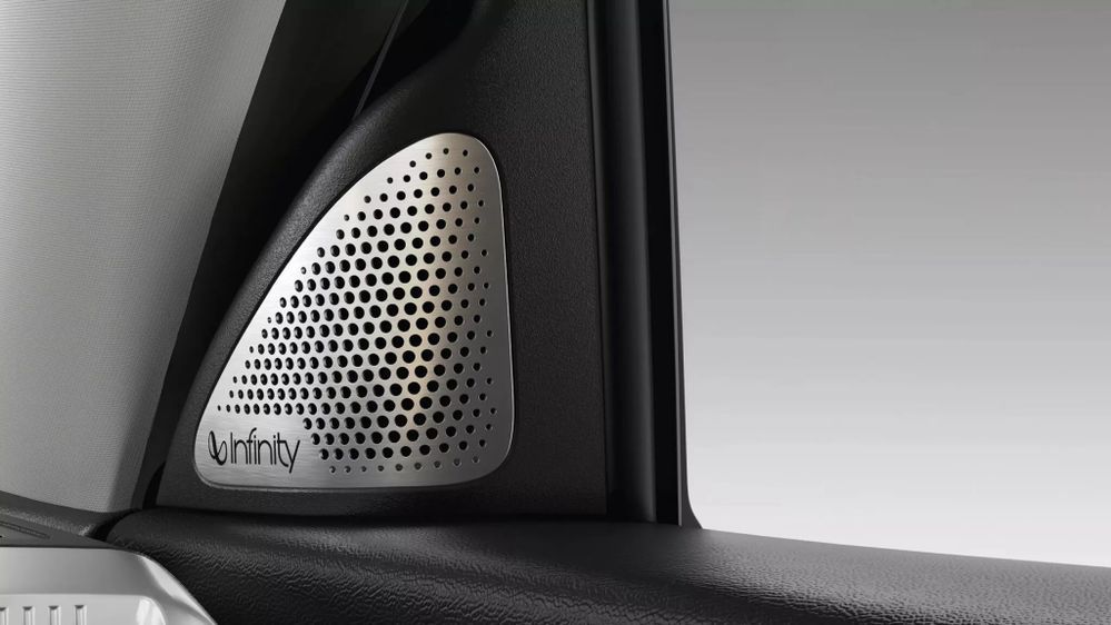 MG Hector Tomahawk ลำโพง infinity