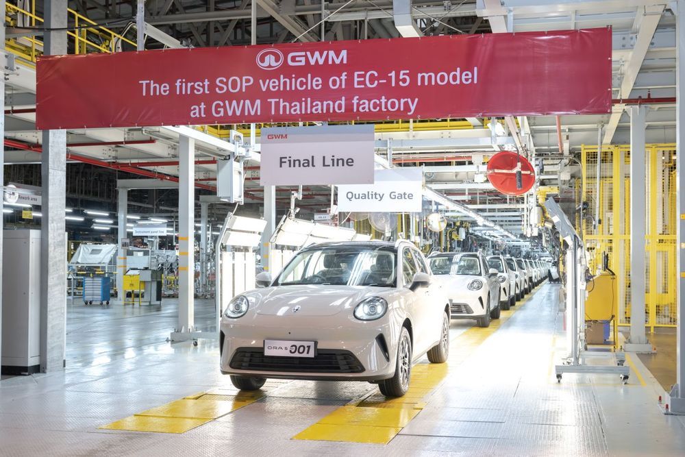 GWM เปิดสายการผลิต ORA 5 ในประเทศไทย