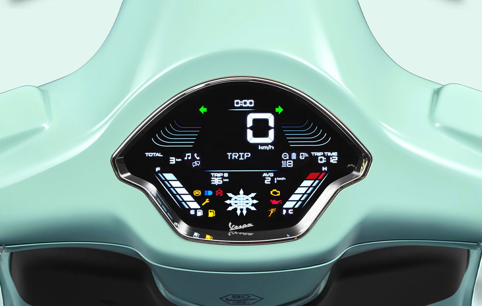 Vespa 180cc LCD Dashboard