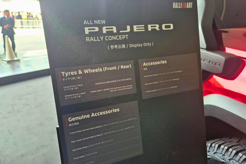 Mitsubishi Pajero Rally Concept ชุดแต่ง