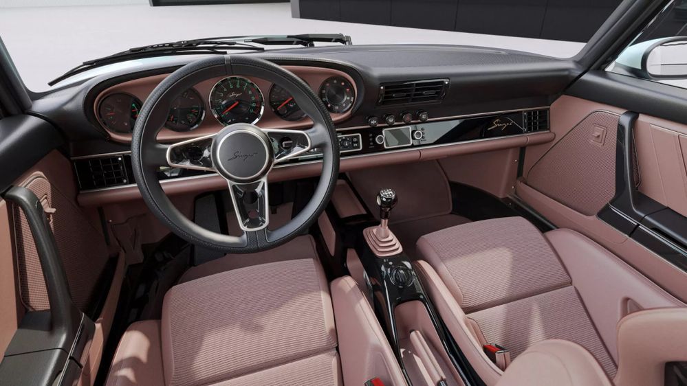 Porsche 911 Carrera Coupe by Singer พวงมาลัย แดชบอร์ด (คันฟ้า)