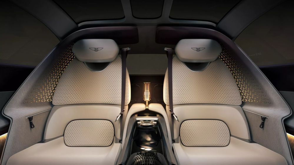 Bentley EXP 15 Concept เบาะโดยสารตอนหลัง