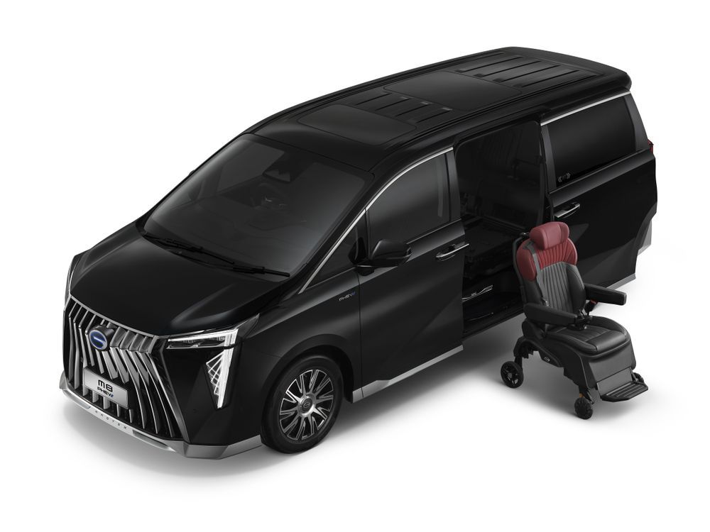 GAC M8 PHEV ฟังก์ชันเบาะโดยสารแบบวิลแชร์