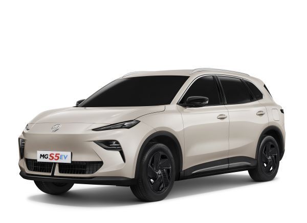 New MG S5 EV D+ 2025 สีครีม