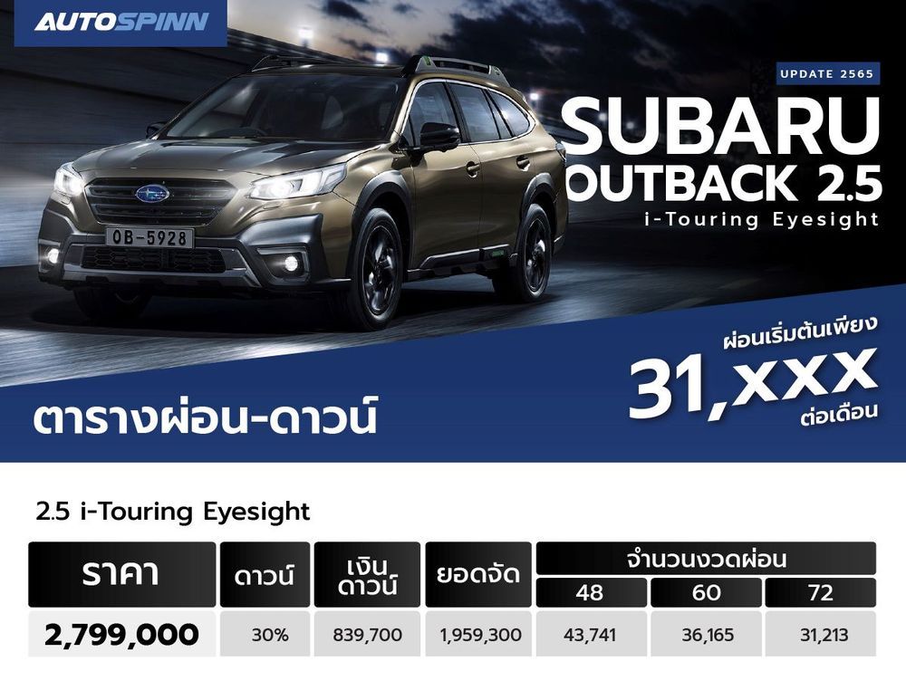 Subaru OUTBACK 2022 