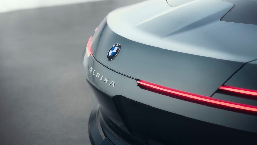 Vision BMW Alpina Concept ดีไซน์ด้านท้าย