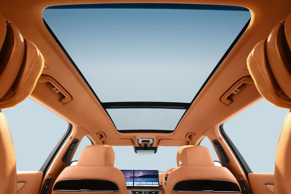 HONGQI E-HS9 หลังคากระจก