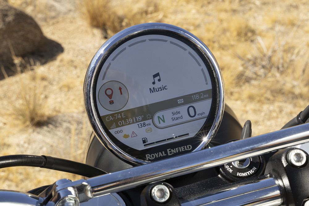 Royal Enfield Bear 650 Dashboard