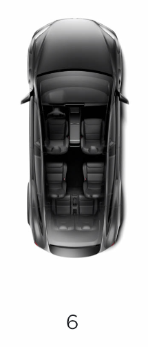 Tesla Model X Plaid Interior Layout